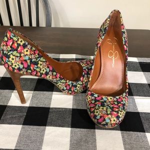 Floral heels